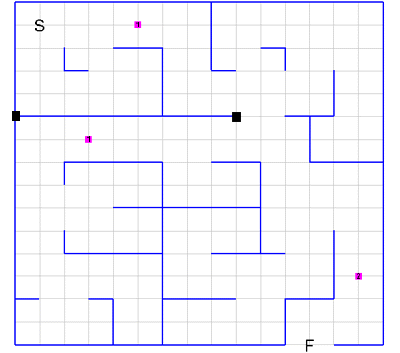 a finished maze