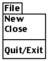 file menu